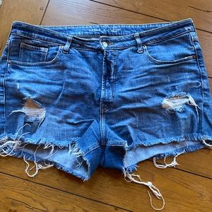 Denim shorts